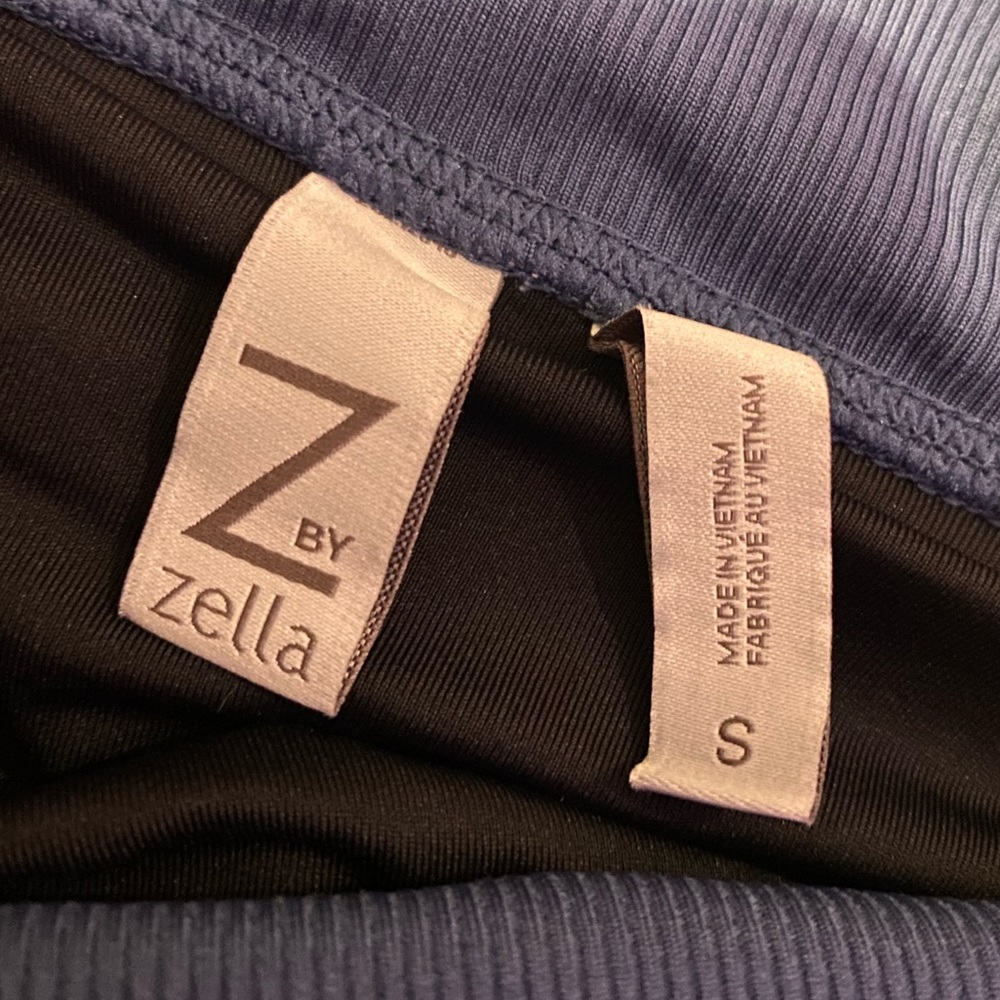 Z BY ZELLA | Aerodynamic Printed Shorts In Navy Denim Phoebe Print | S - Picture 3 of 4